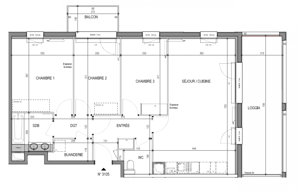 Plan du lot