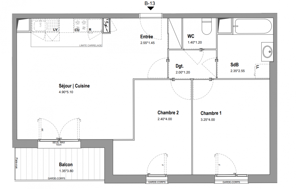 Plan du lot