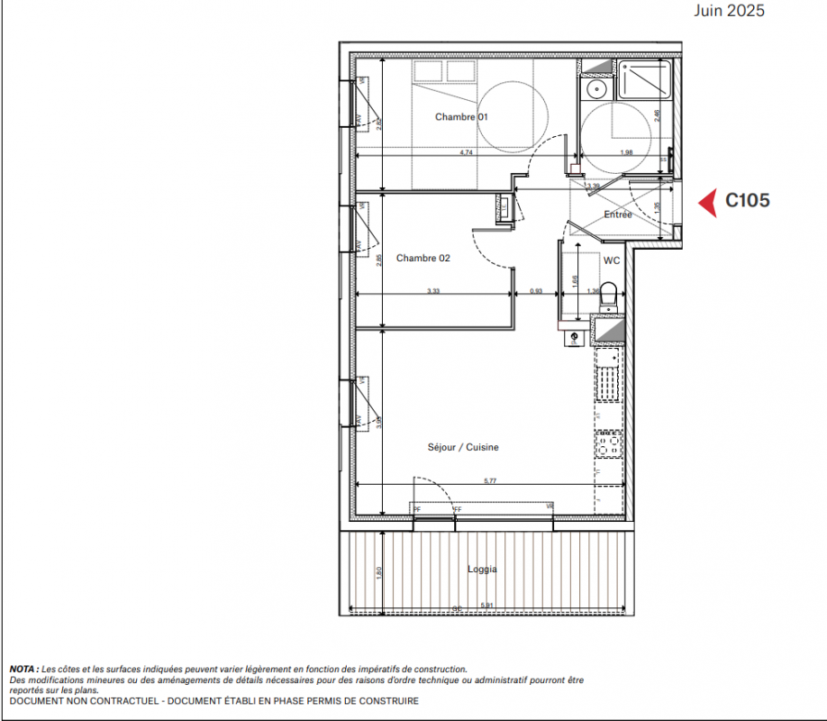Plan du lot