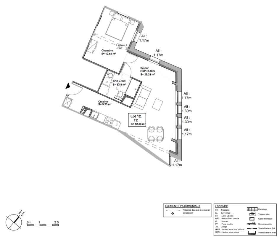 Plan du lot