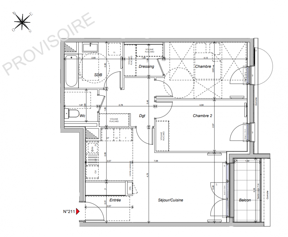 Plan du lot