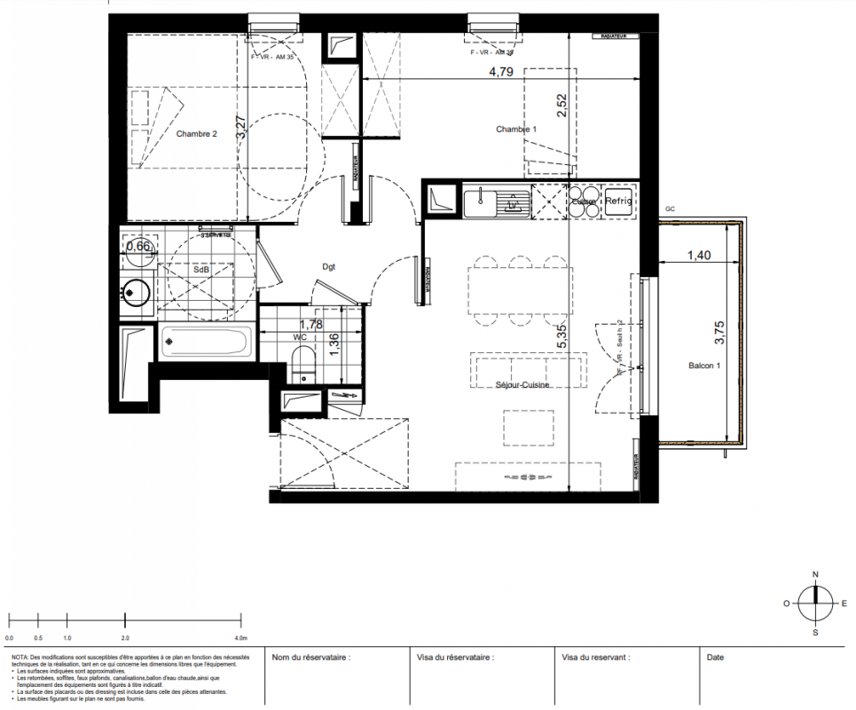 Plan du lot