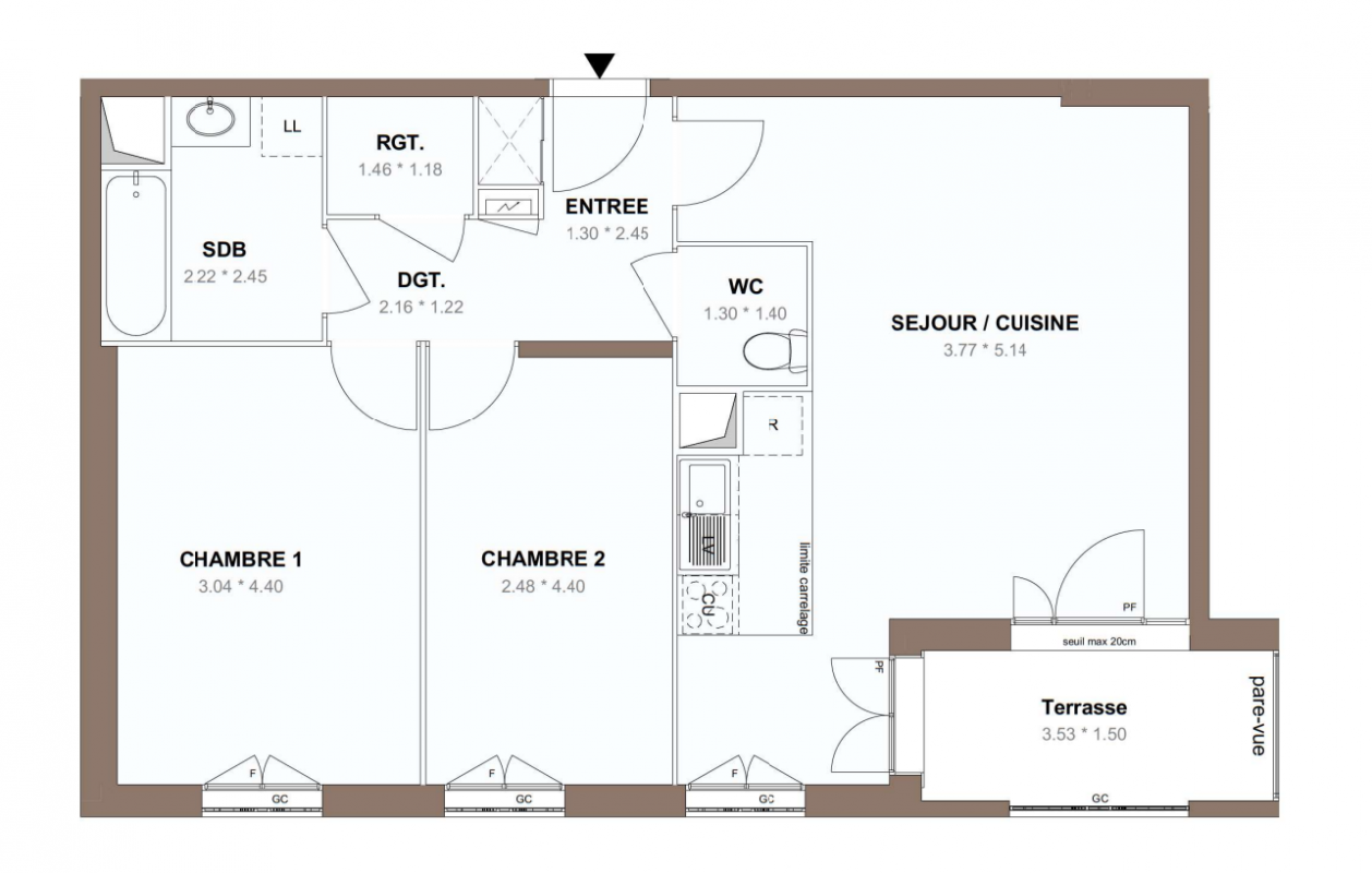 Plan du lot
