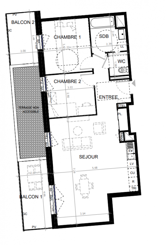 Plan du lot