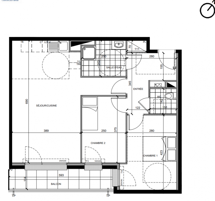 Plan du lot