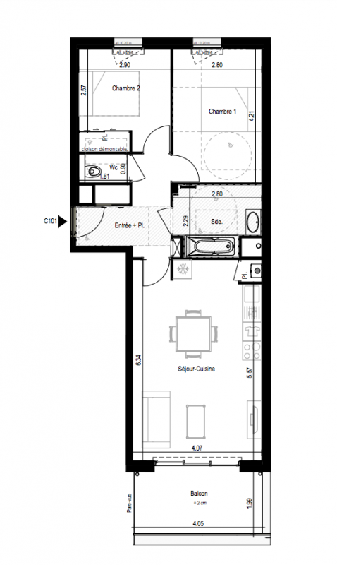 Plan du lot