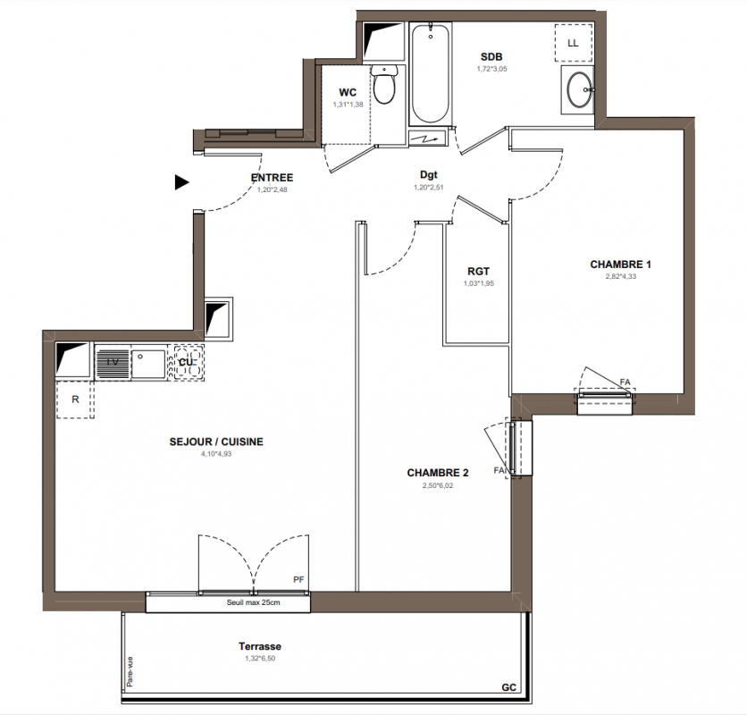 Plan du lot