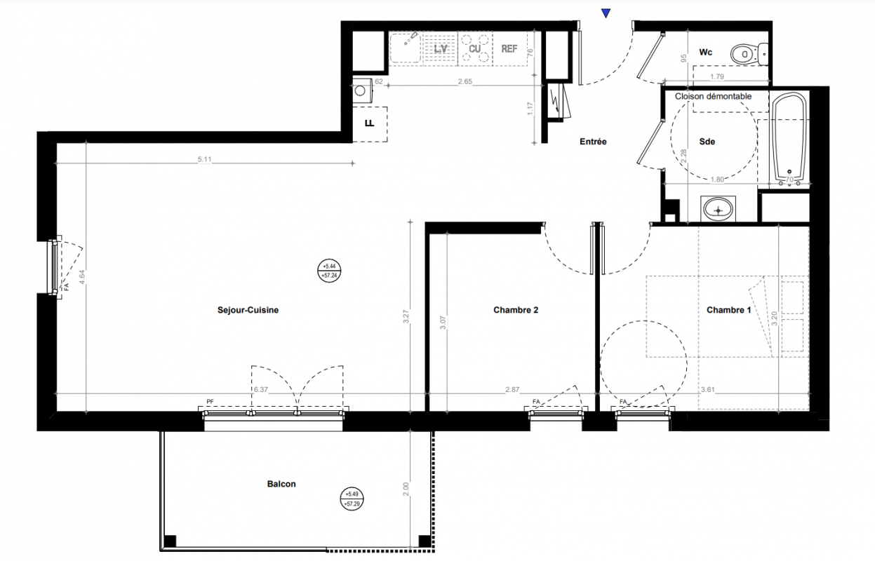 Plan du lot