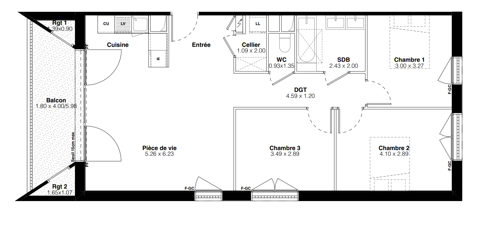 Plan du lot