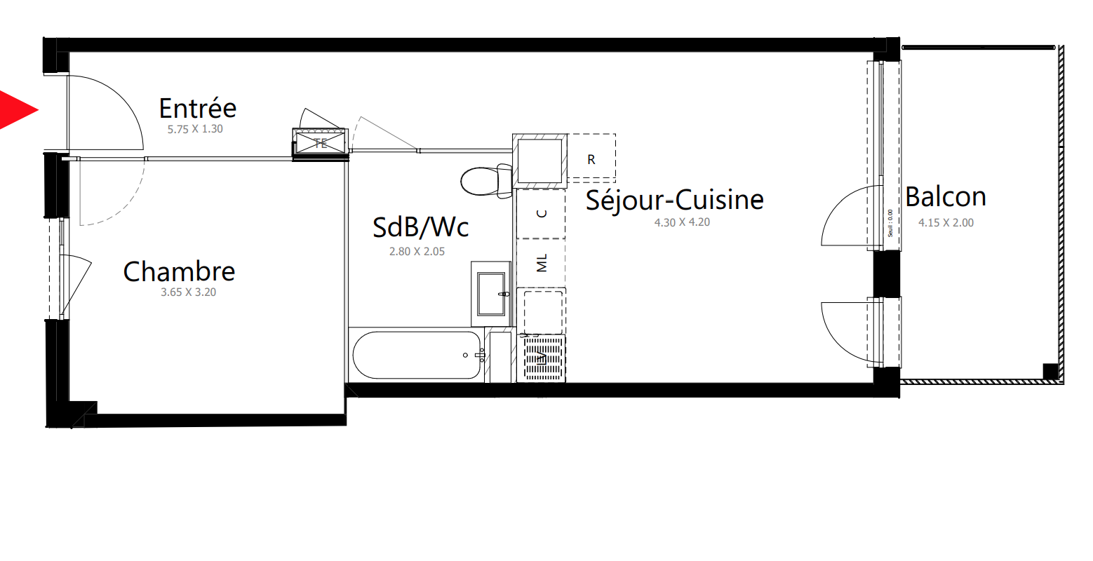 Plan du lot