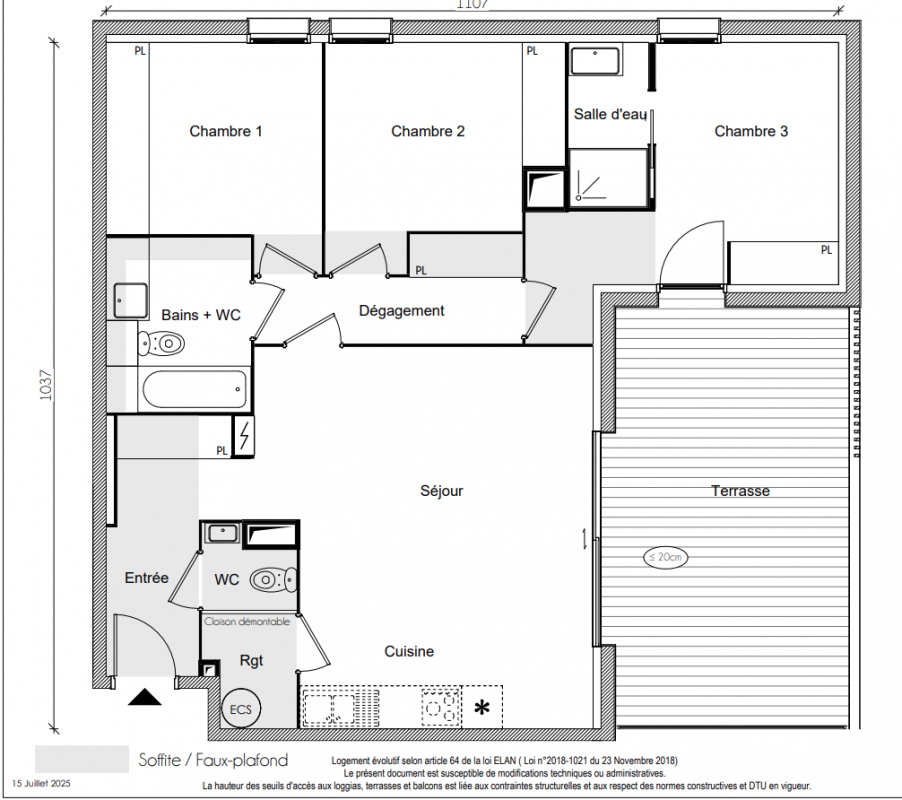 Plan du lot
