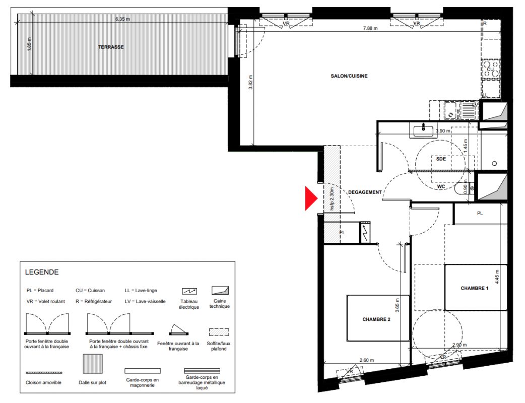 Plan du lot