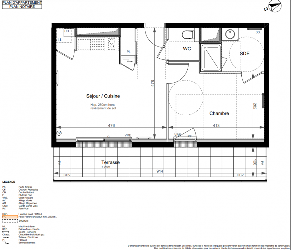Plan du lot