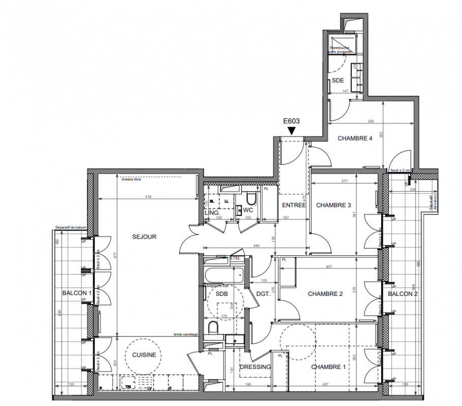 Plan du lot