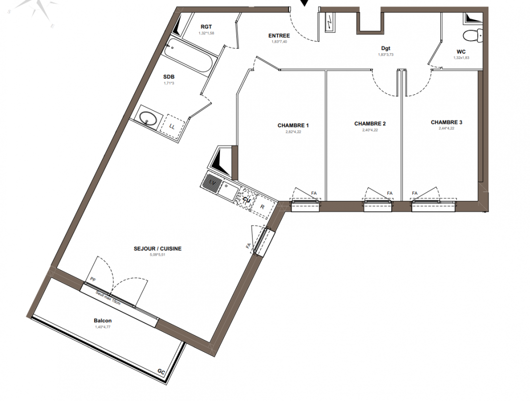 Plan du lot