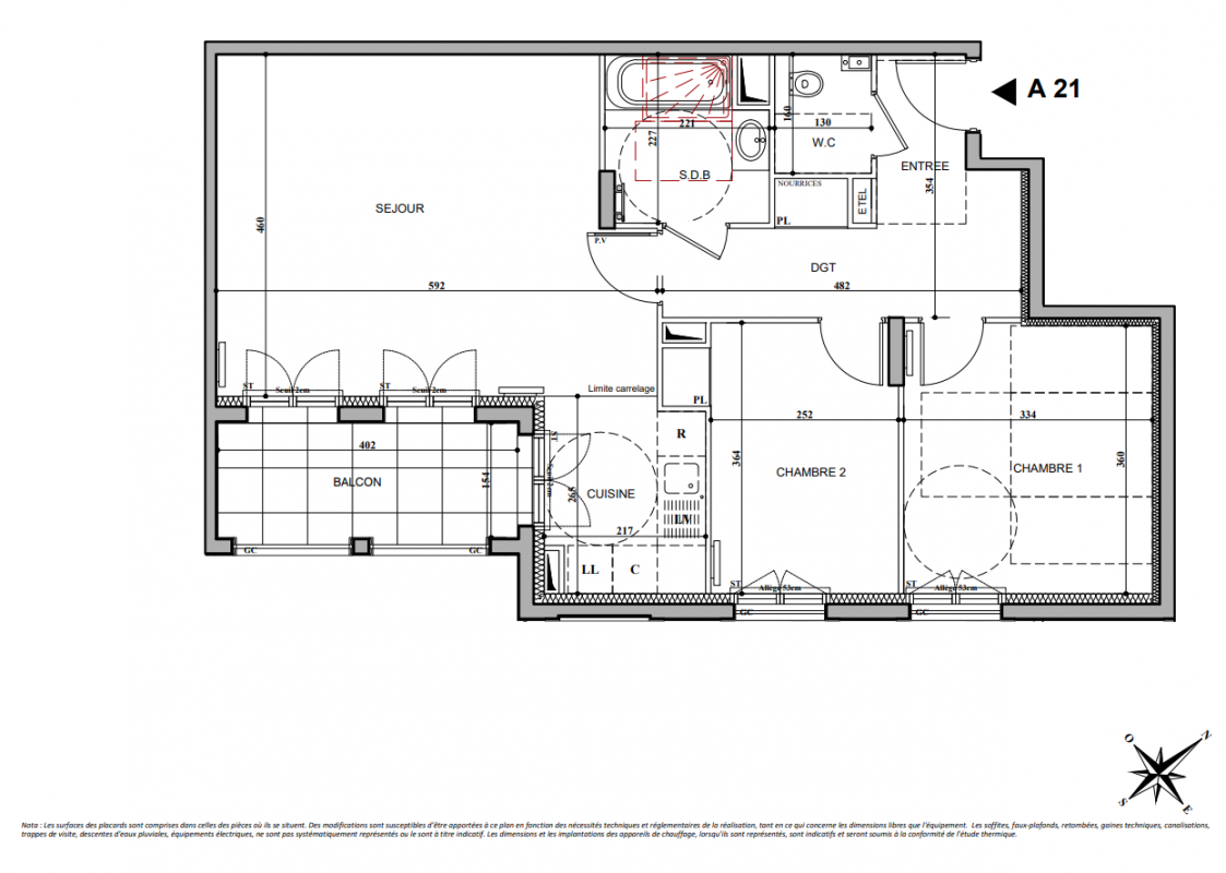 Plan du lot