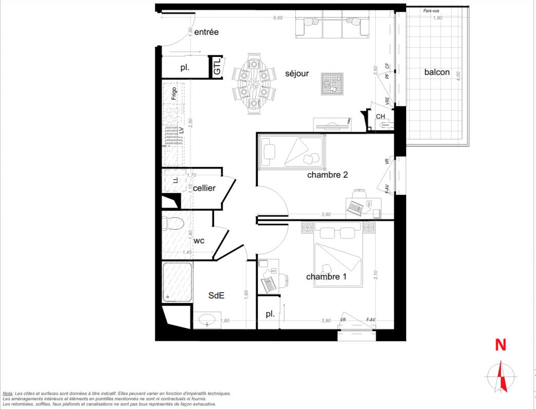 Plan du lot