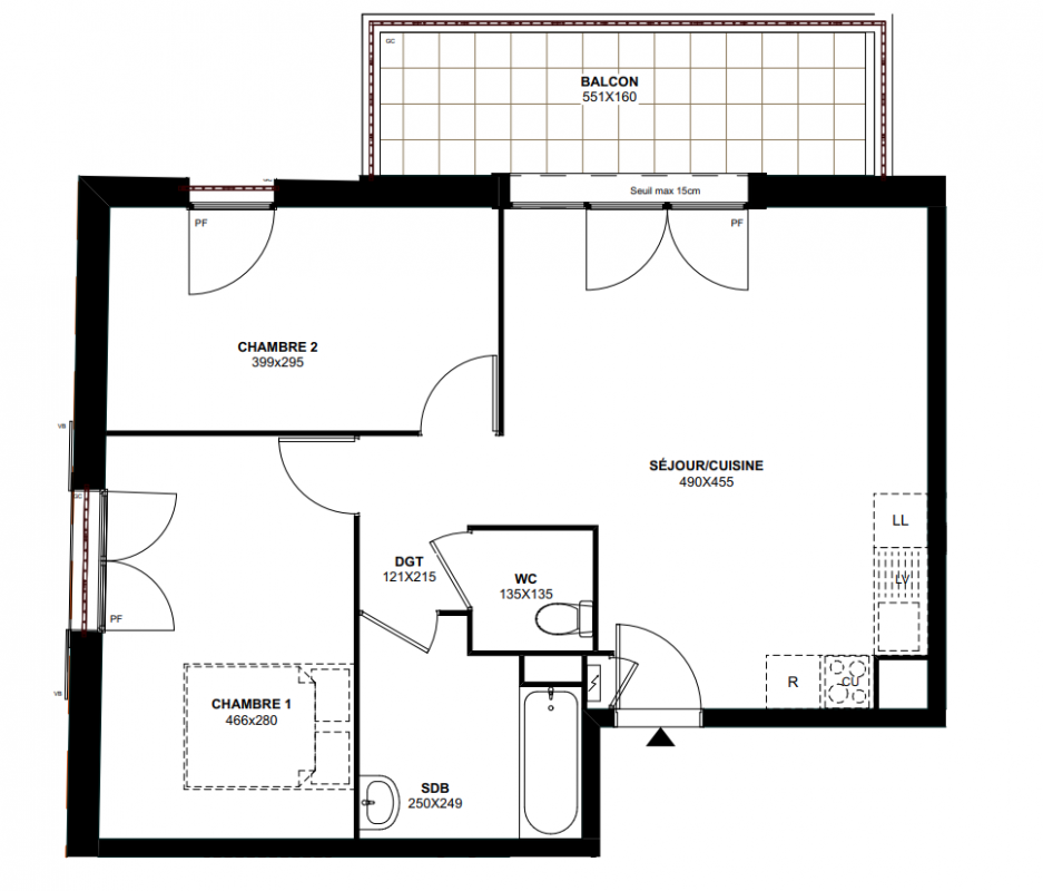 Plan du lot