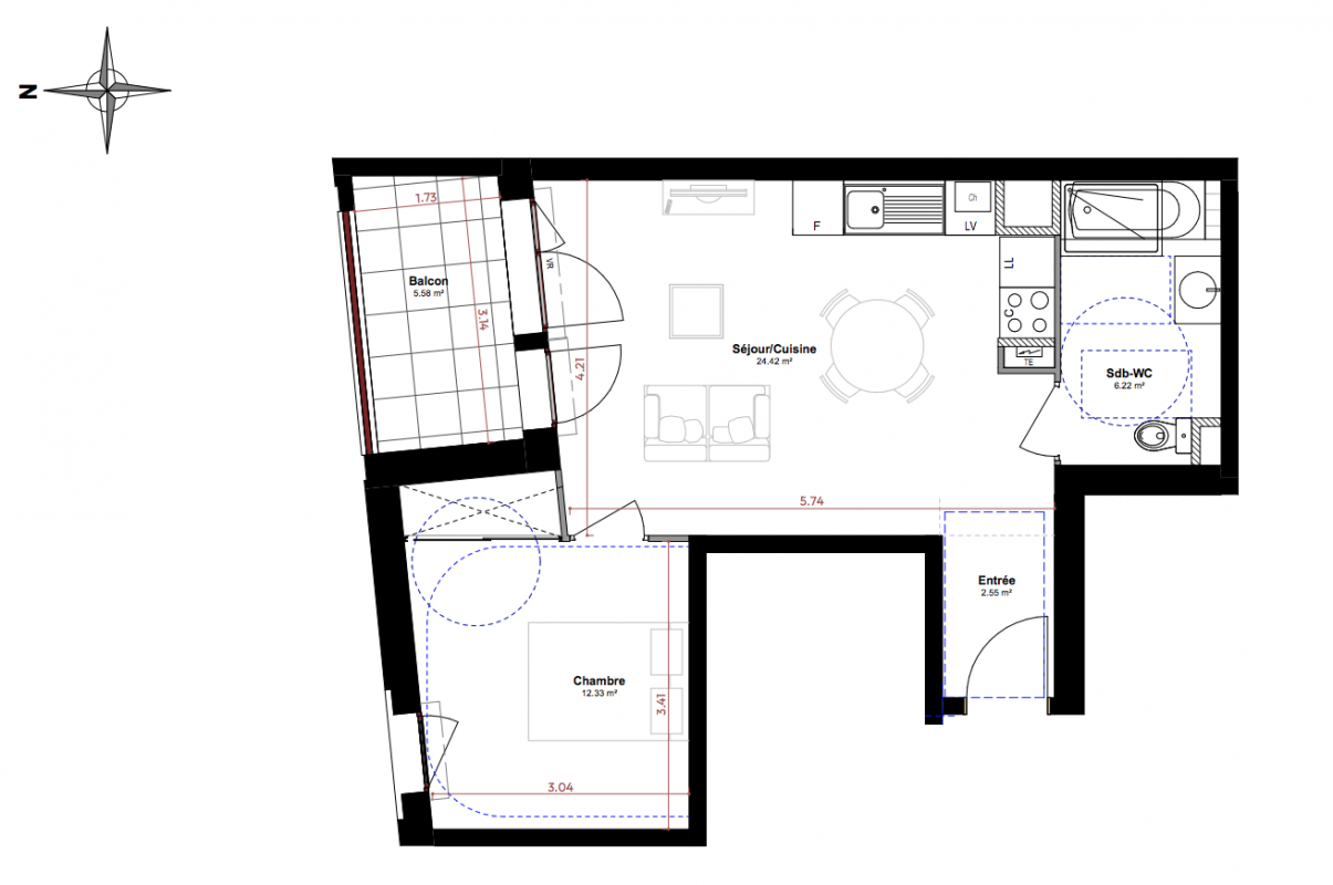 Plan du lot
