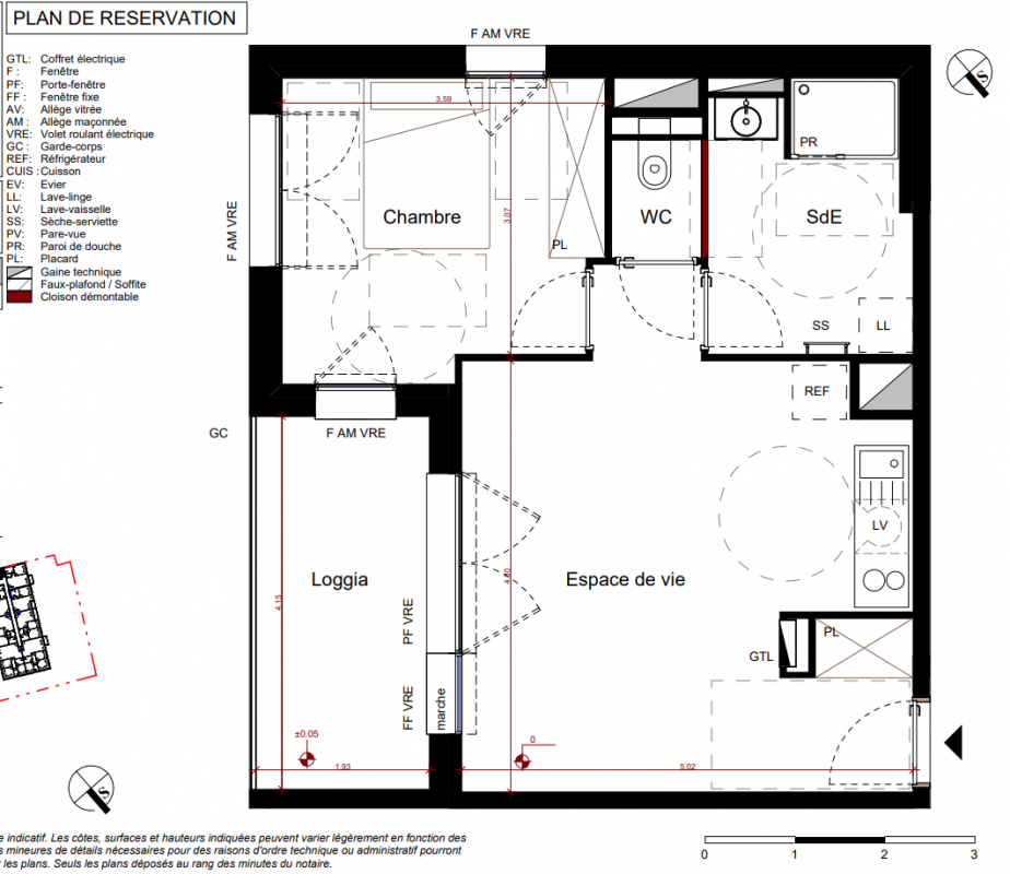 Plan du lot