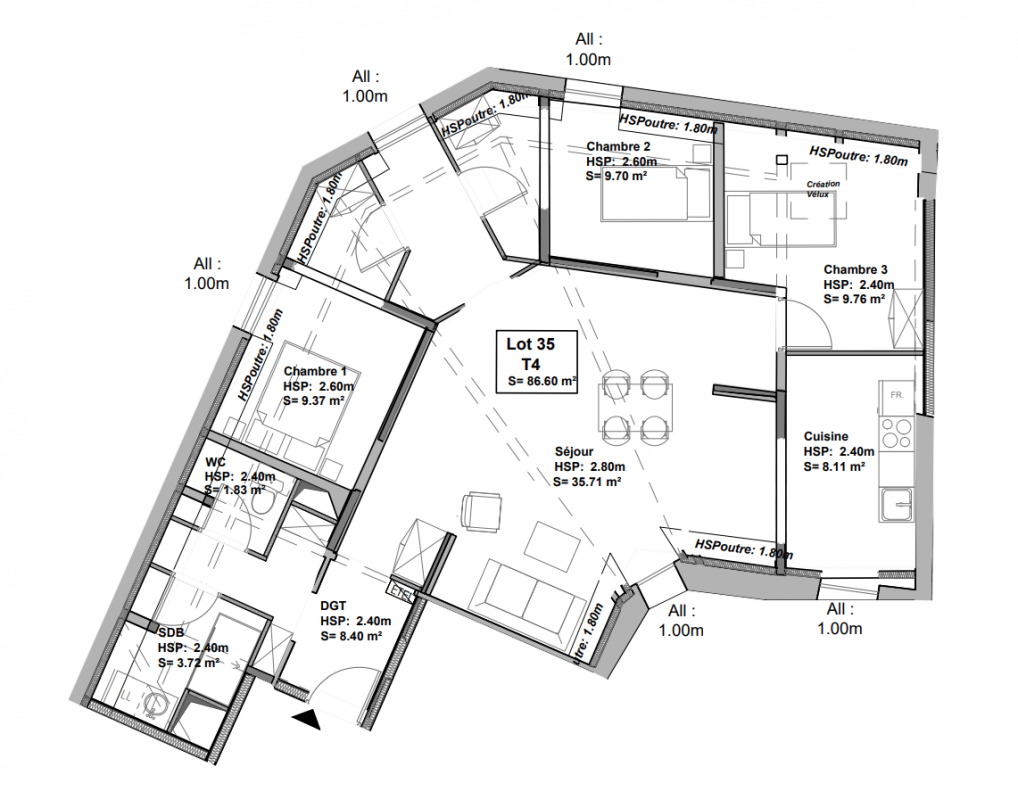 Plan du lot