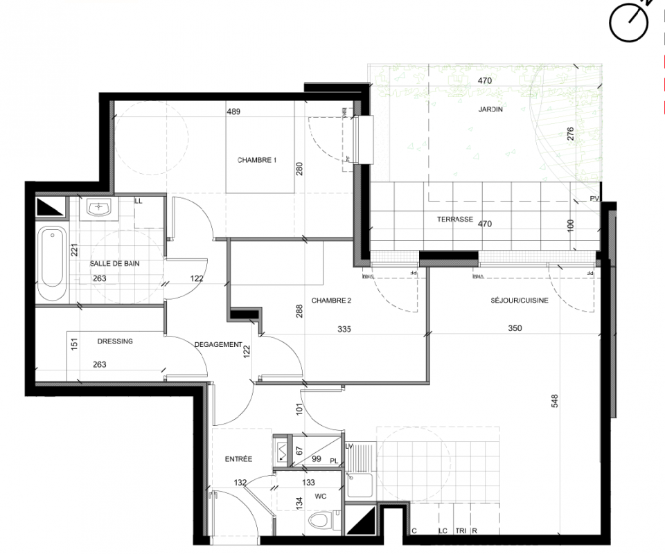 Plan du lot