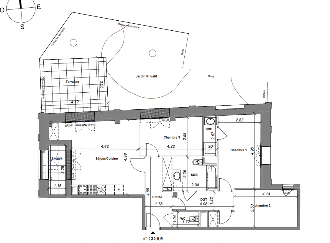 Plan du lot