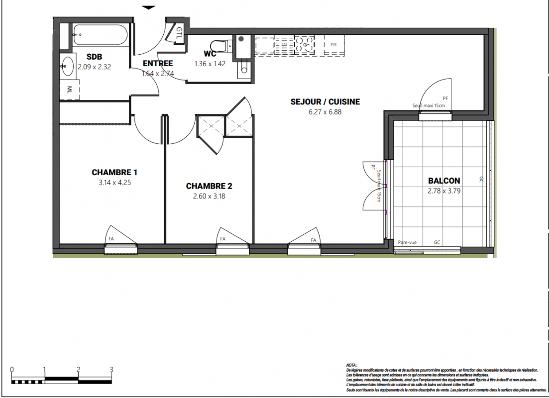 Plan du lot