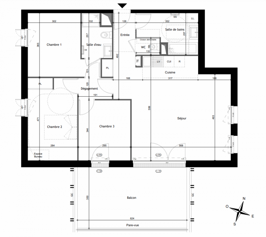 Plan du lot