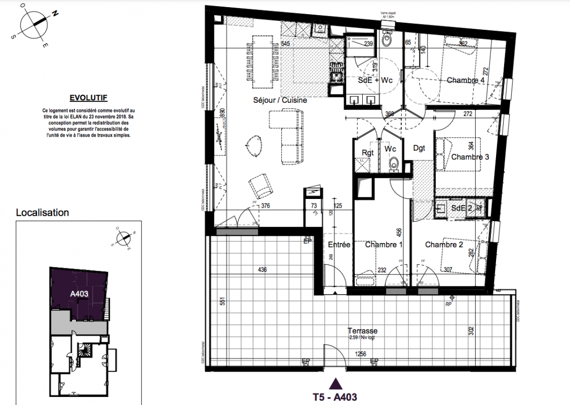 Plan du lot