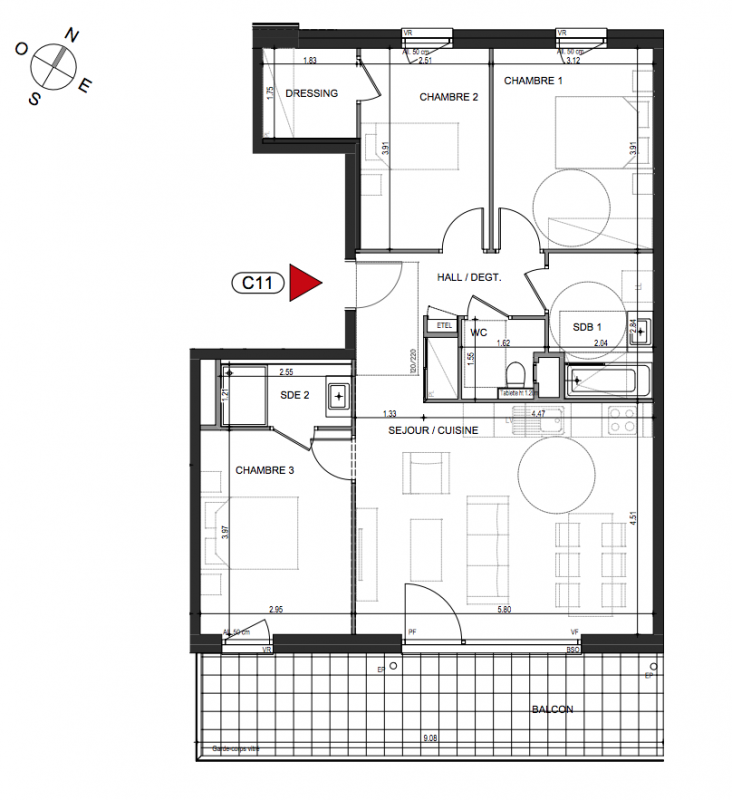 Plan du lot
