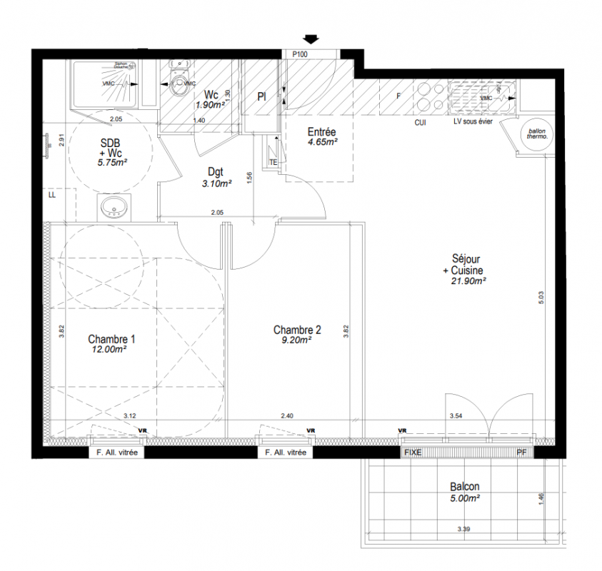 Plan du lot