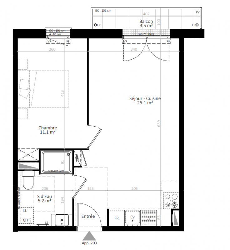 Plan du lot