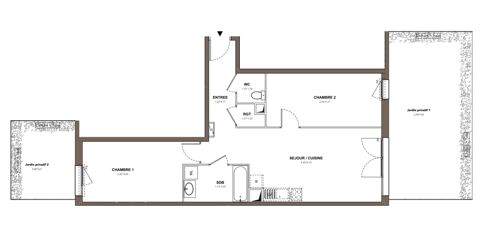 Plan du lot