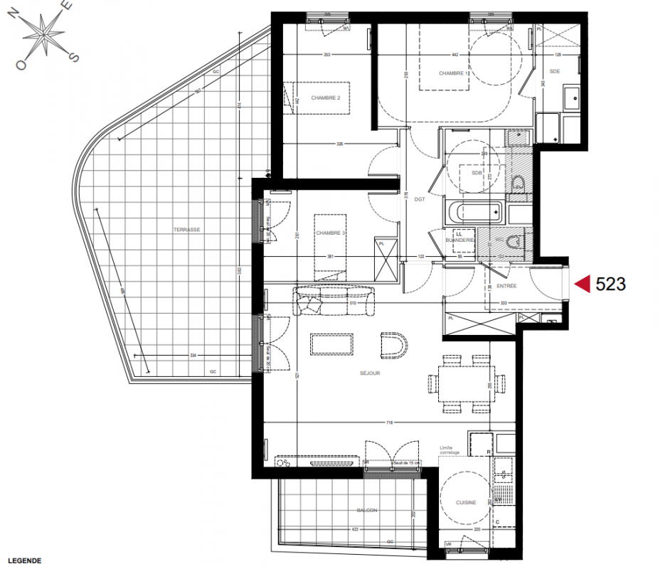 Plan du lot