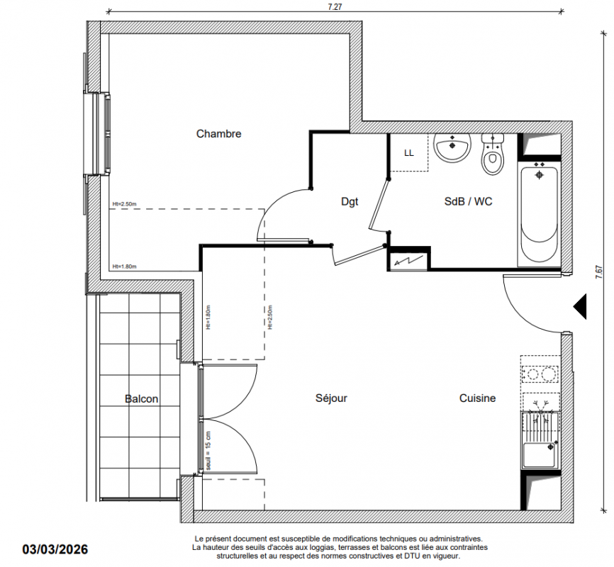 Plan du lot