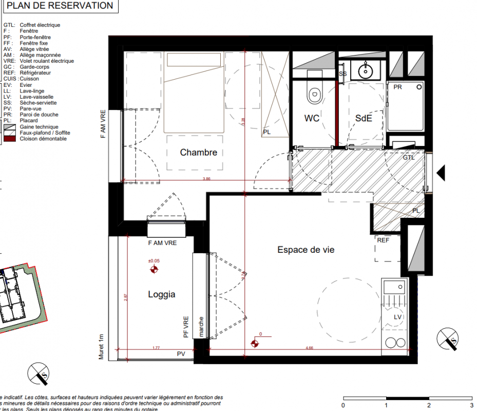 Plan du lot