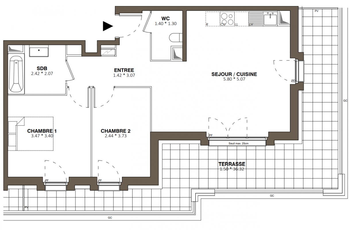 Plan du lot