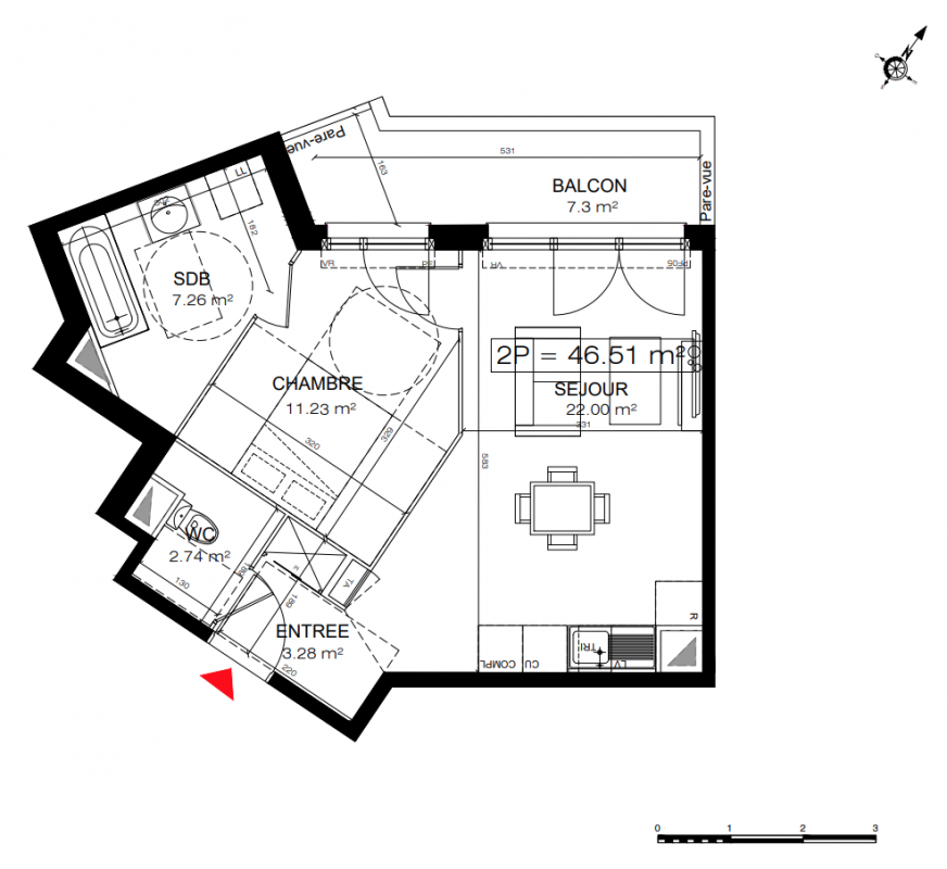 Plan du lot