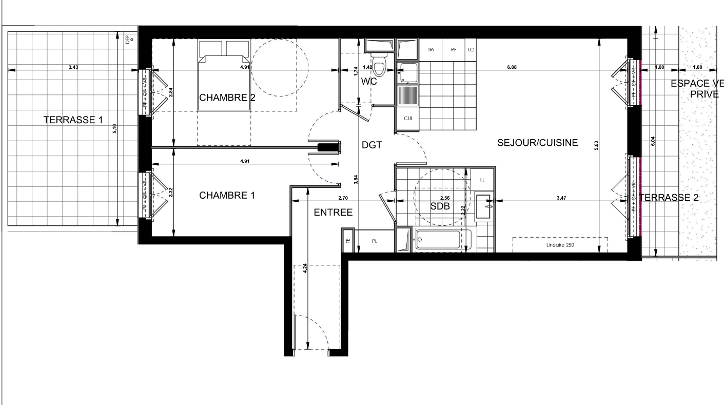 Plan du lot