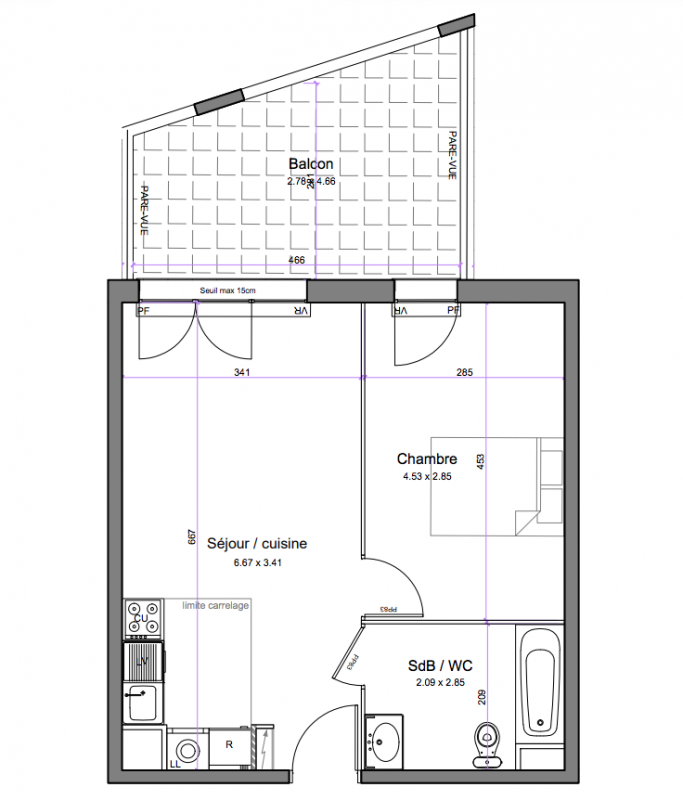 Plan du lot