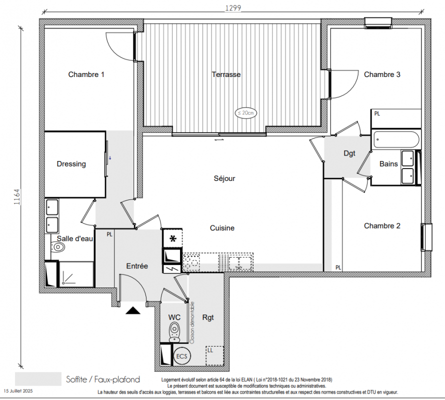 Plan du lot