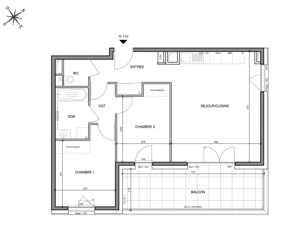 Plan du lot