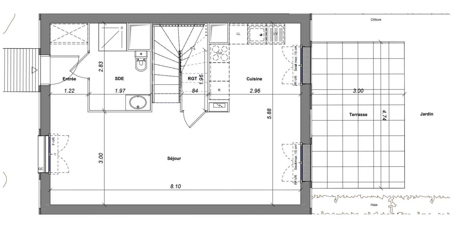 Plan du lot
