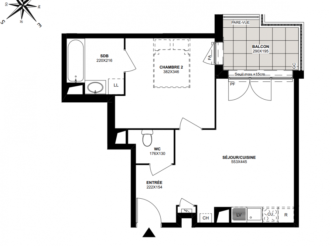 Plan du lot