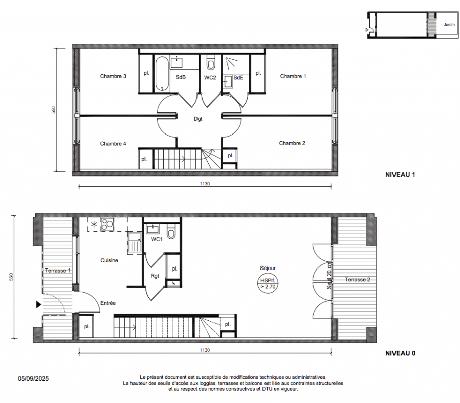 Plan du lot