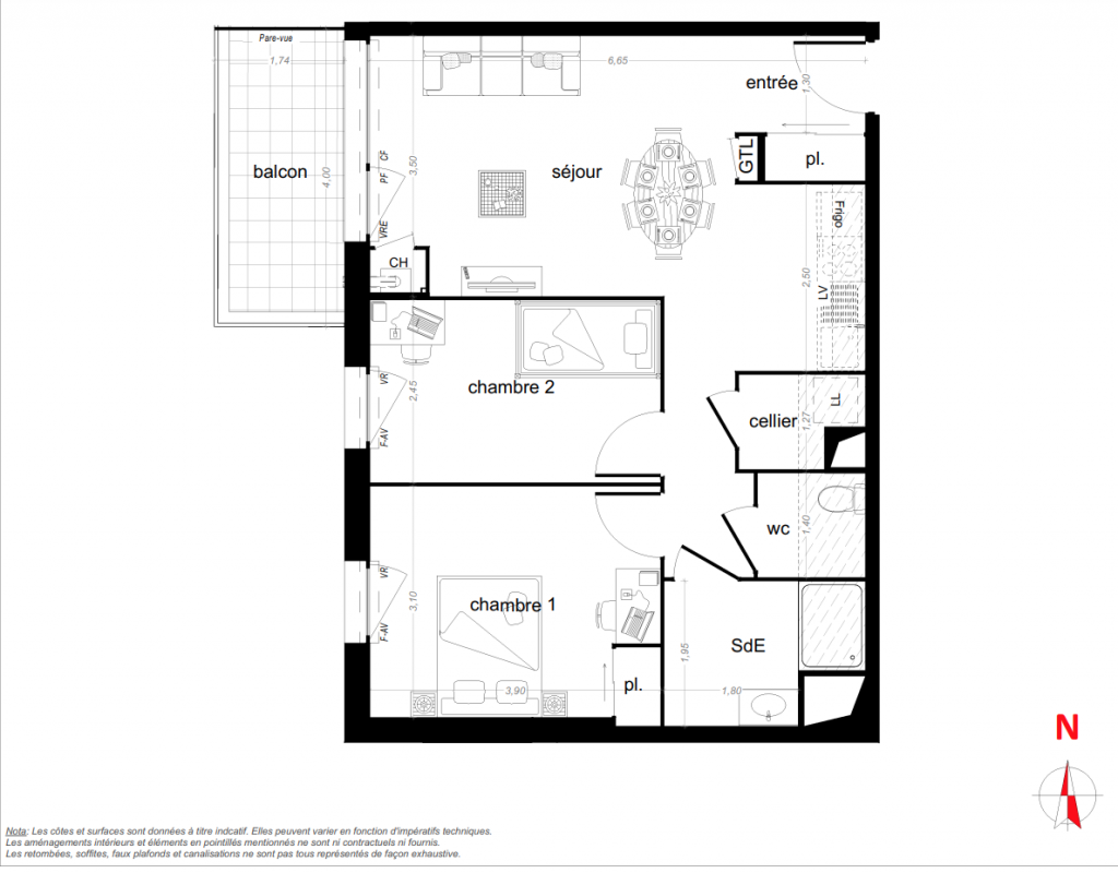 Plan du lot