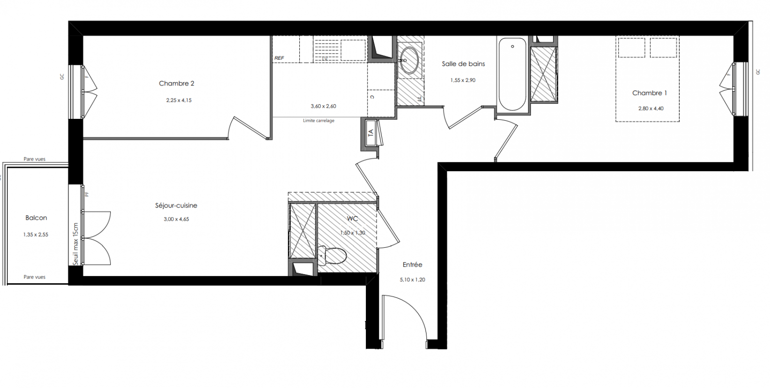 Plan du lot