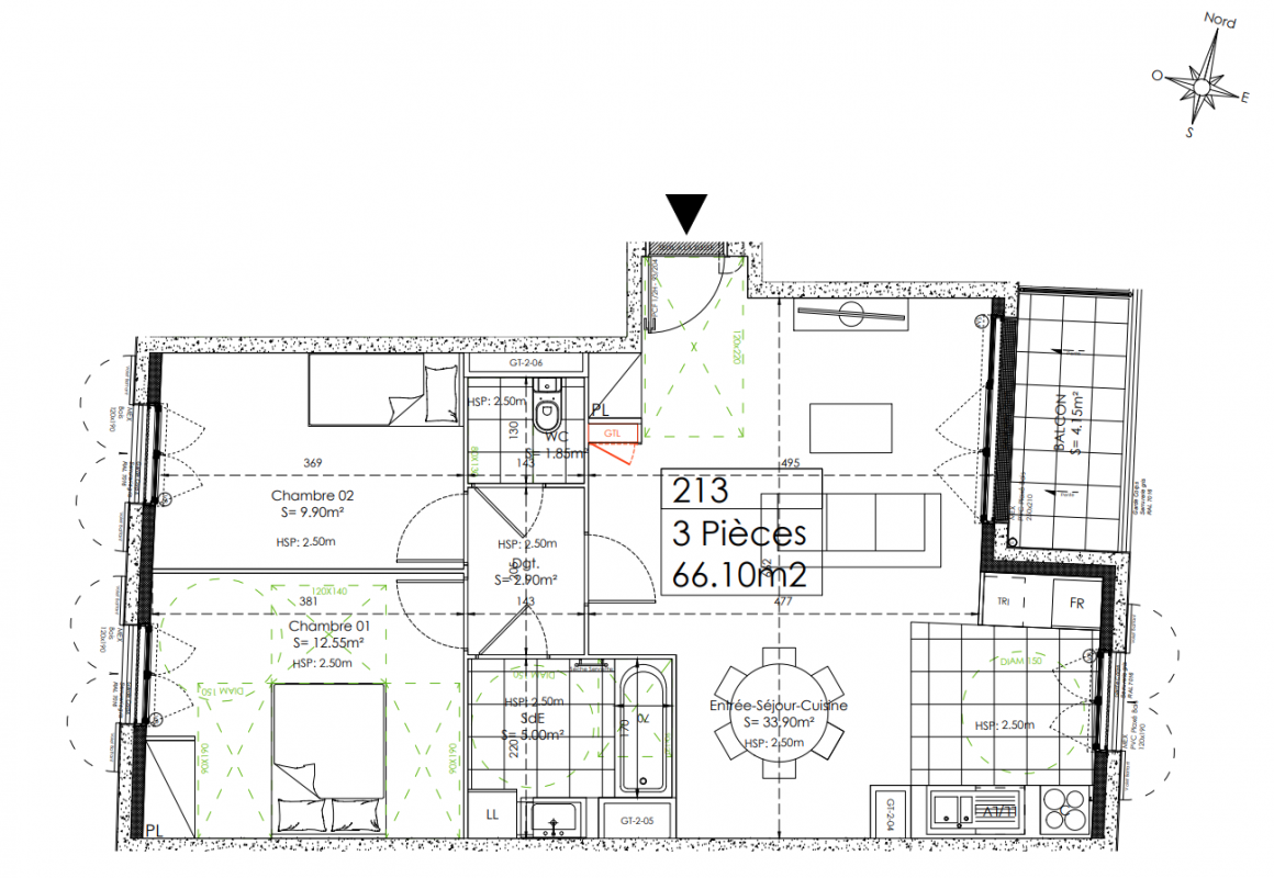 Plan du lot