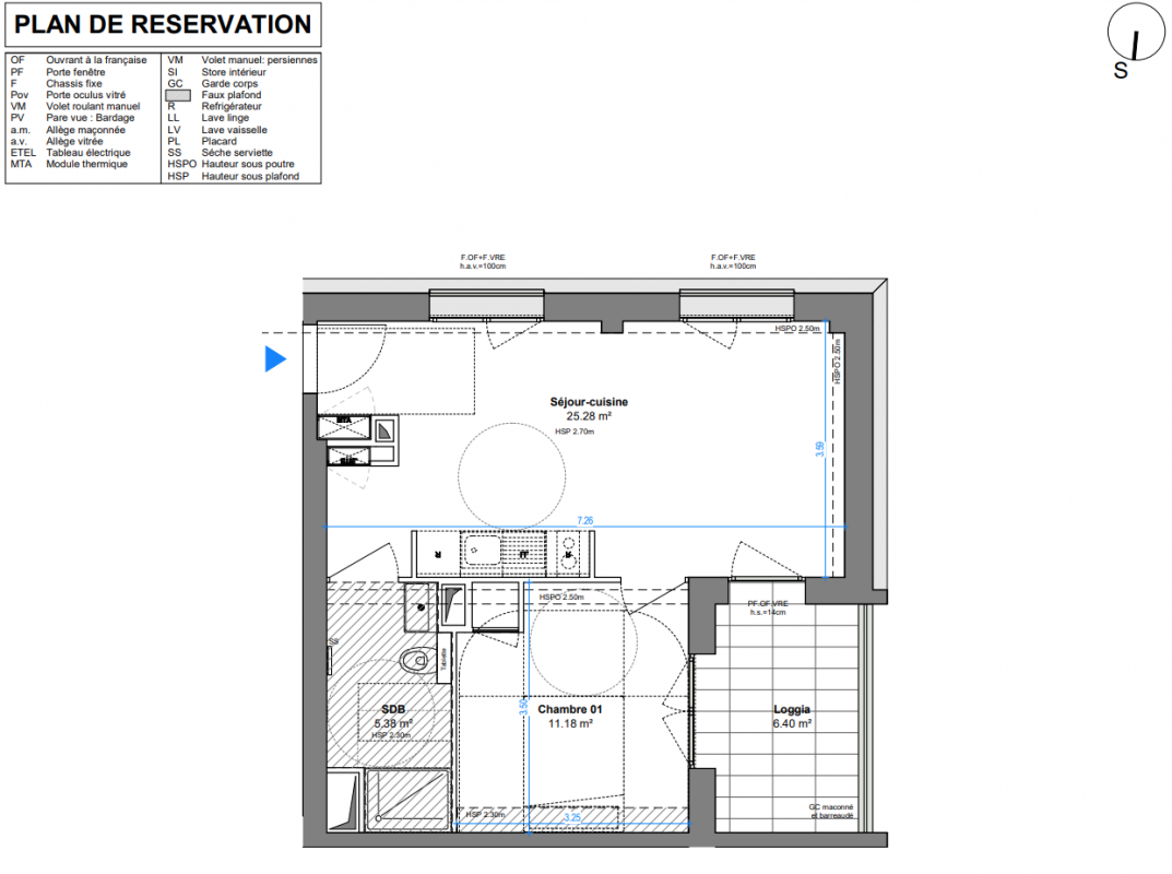 Plan du lot